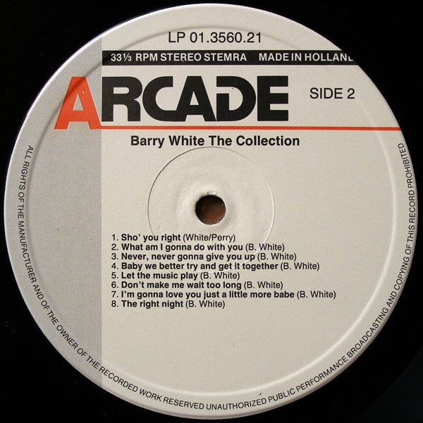 Barry White - The Collection (LP Tweedehands) - Discords.nl