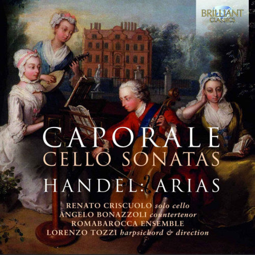 Romabarocca Ensemble /lorenzo Tozzi - Caporale: cello sonatas, handel: arias (CD) - Discords.nl