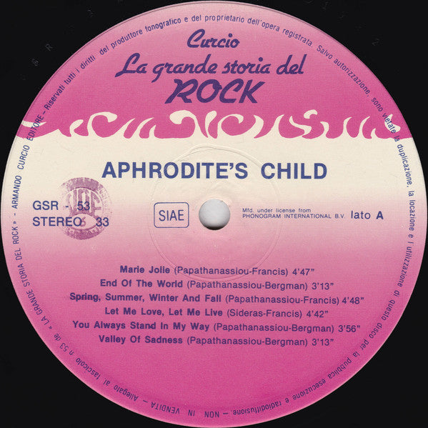 Aphrodite's Child - Aphrodite's Child (LP Tweedehands)