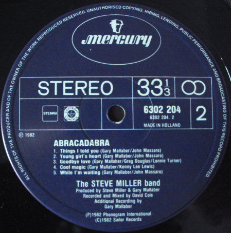 Steve Miller Band - Abracadabra (LP Tweedehands)