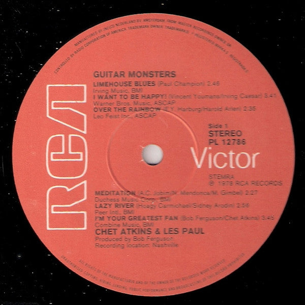 Chet Atkins And Les Paul - Guitar Monsters (LP Tweedehands)
