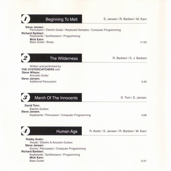 Jansen/Barbieri/Karn - Beginning To Melt: Medium Series Volume 1 (CD Tweedehands) - Discords.nl