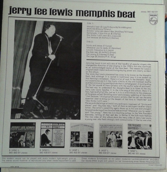 Jerry Lee Lewis - Memphis Beat (LP Tweedehands)