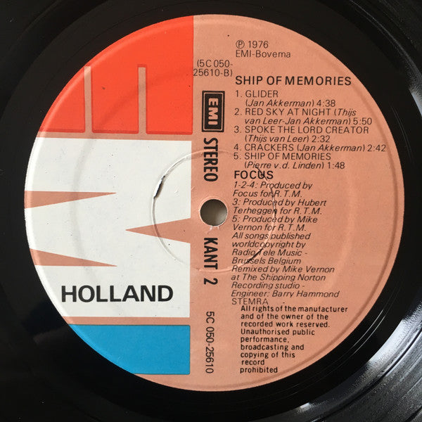 Focus - Ship Of Memories (LP Tweedehands)