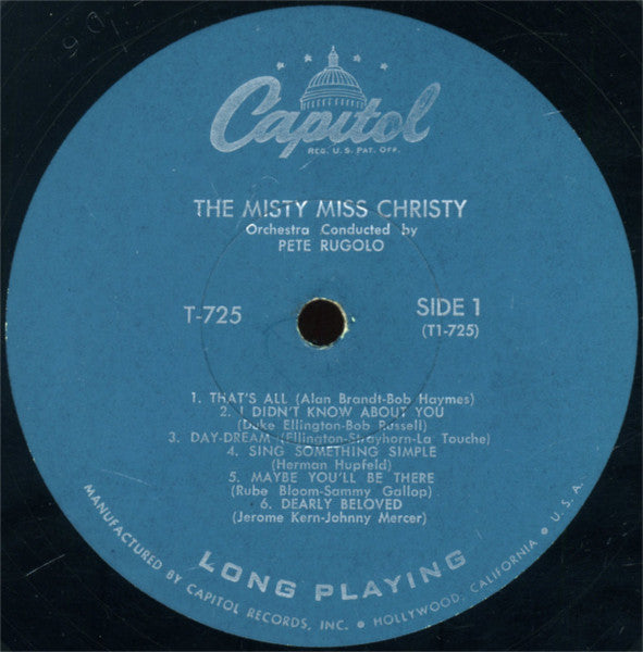 June Christy - The Misty Miss Christy (LP Tweedehands)