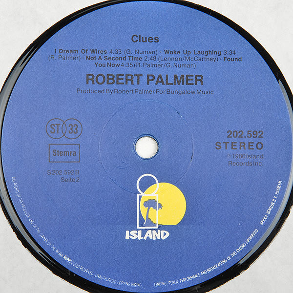 Robert Palmer - Clues (LP Tweedehands)