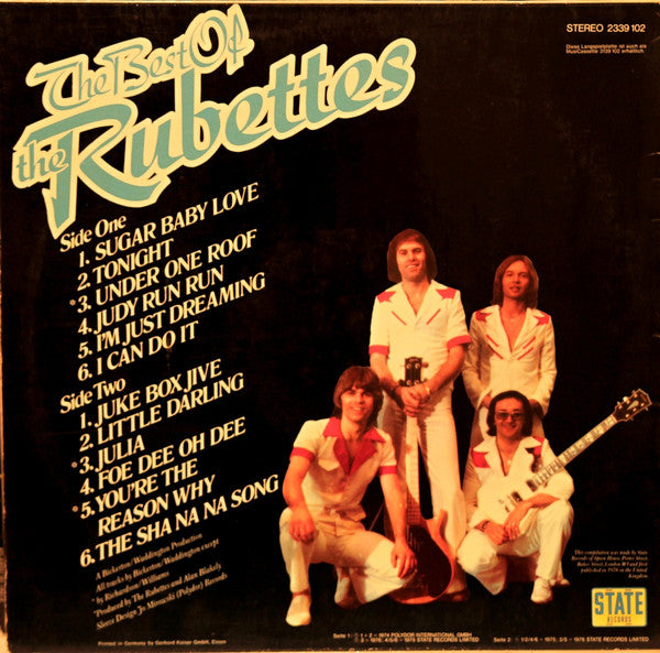 Rubettes, The - The Best Of The Rubettes (LP Tweedehands)