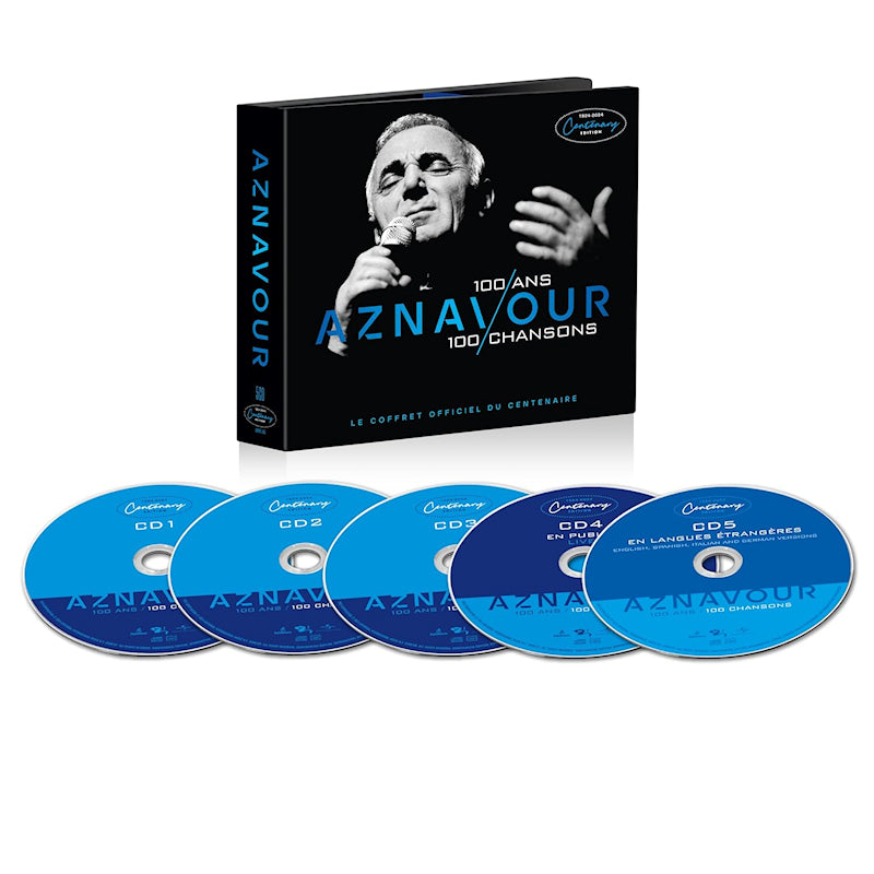 Charles Aznavour - 100 ans, 100 chansons (CD) - Discords.nl