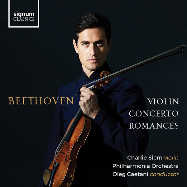 Charlie Siem - Beethoven violin concerto, romances (CD) - Discords.nl