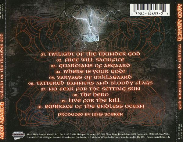 Amon Amarth - Twilight Of The Thunder God (CD Tweedehands)