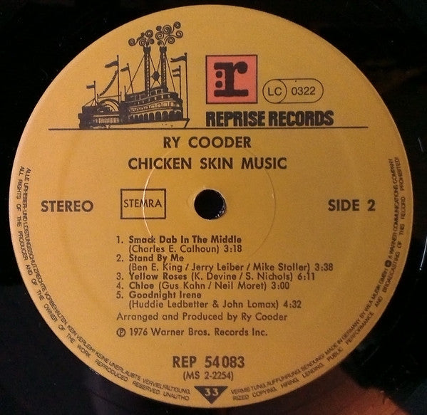 Ry Cooder - Chicken Skin Music (LP Tweedehands)