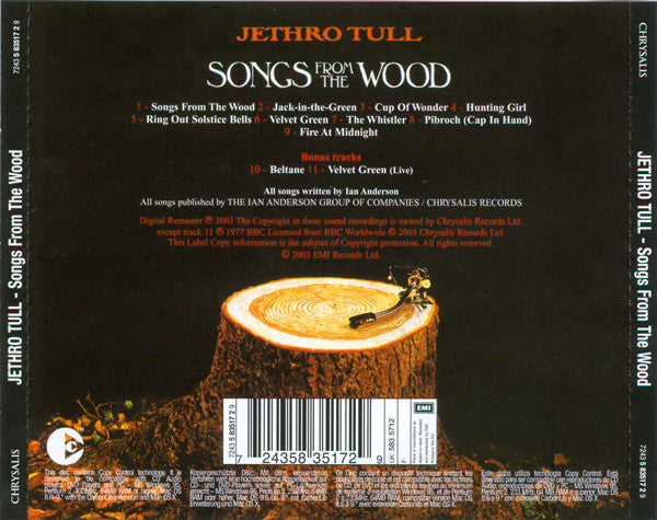 Jethro Tull - Songs From The Wood (CD Tweedehands)