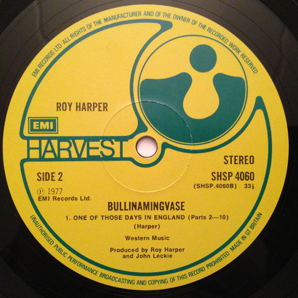 Roy Harper - Bullinamingvase (LP Tweedehands)