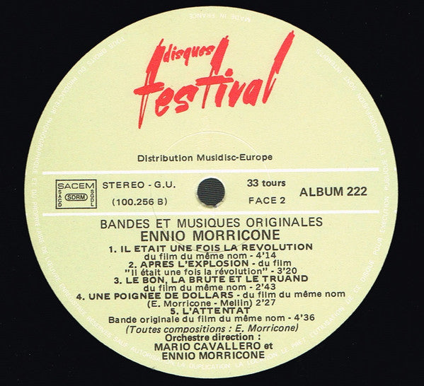 Ennio Morricone - Bandes Et Musiques Originales (LP Tweedehands)