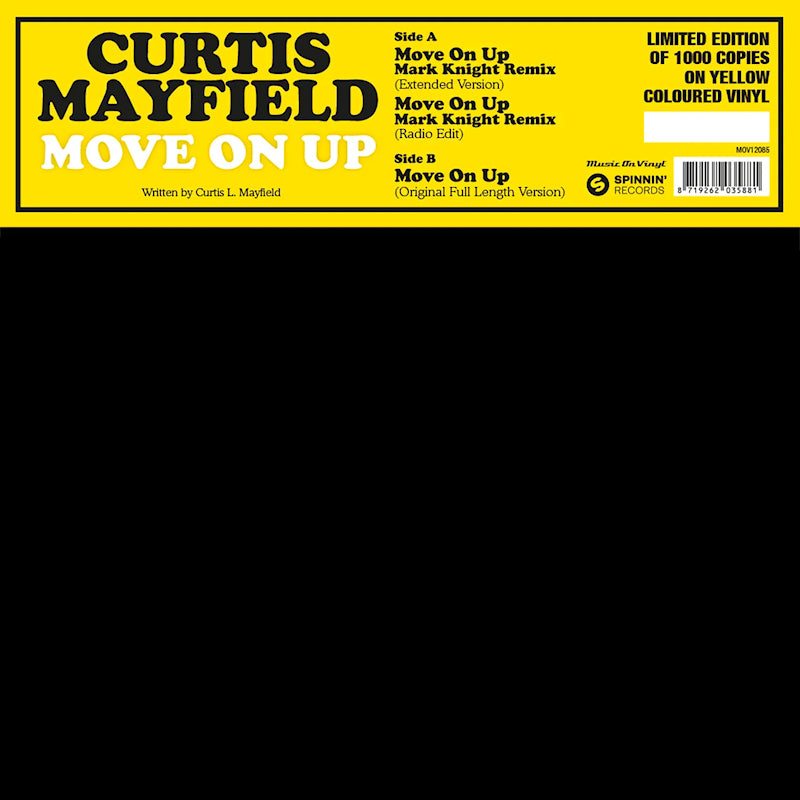 Curtis Mayfield - Move on up (mark knight remix) (12-inch)