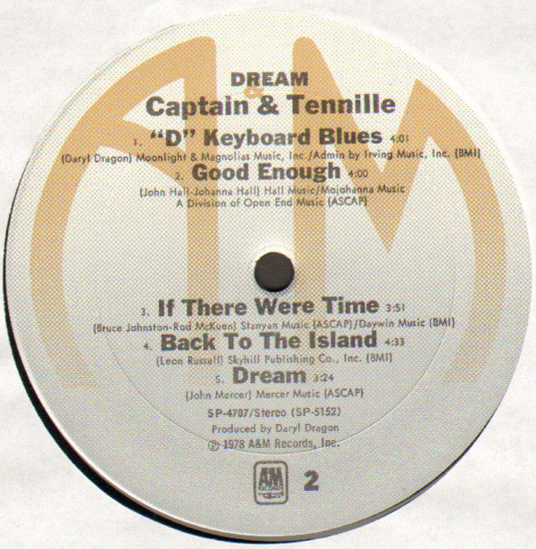 Captain And Tennille - Dream (LP Tweedehands)