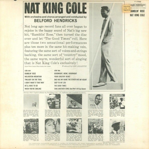 Nat King Cole - Ramblin' Rose (LP Tweedehands)