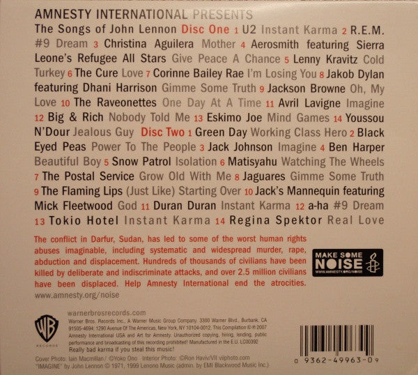 Various - Make Some Noise - The Amnesty International Campaign To Save Darfur (CD Tweedehands)