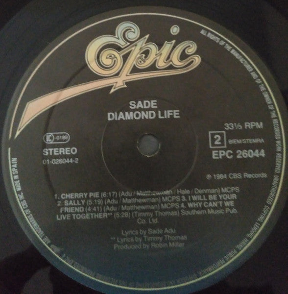 Sade - Diamond Life (LP Tweedehands)