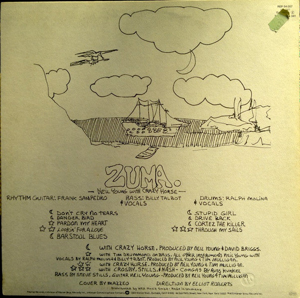 Neil Young & Crazy Horse - Zuma (LP Tweedehands)