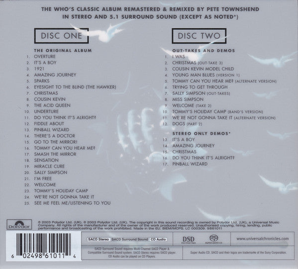 Who, The - Tommy (CD Tweedehands) - Discords.nl
