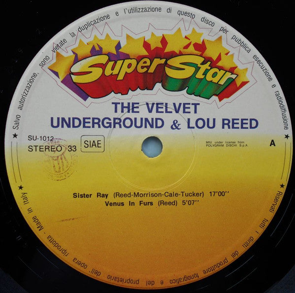 Lou Reed & Velvet Underground, The - The Velvet Underground & Lou Reed (LP Tweedehands)