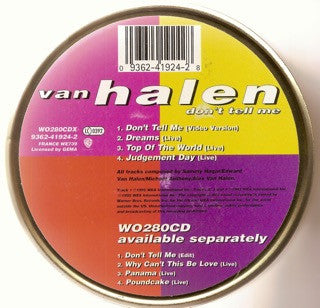 Van Halen - Don't Tell Me (CD Tweedehands)