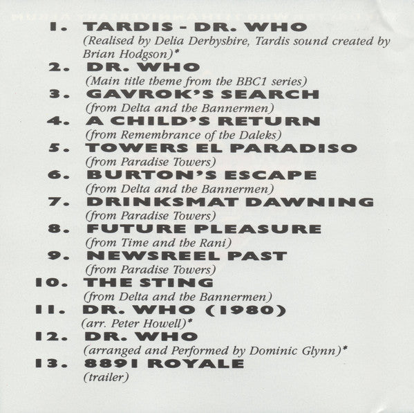 BBC Radiophonic Workshop - The Doctor Who 25th Anniversary Album (CD Tweedehands)