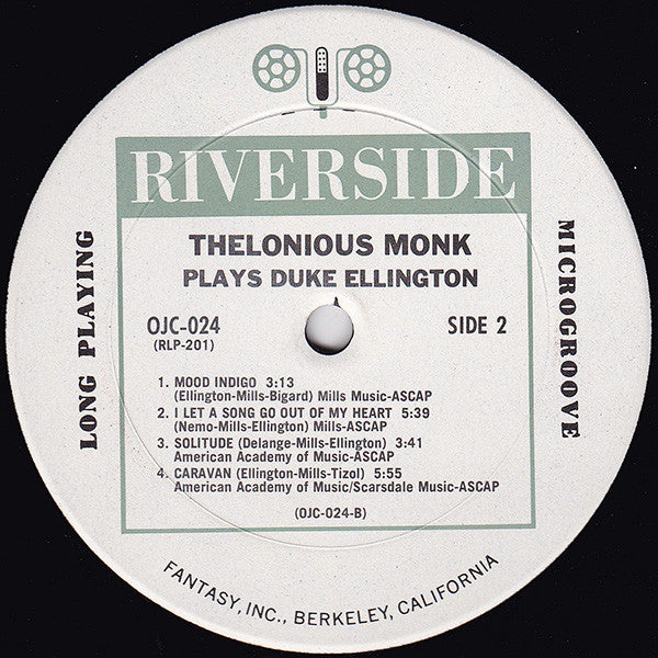 Thelonious Monk - Thelonious Monk Plays Duke Ellington (LP Tweedehands) - Discords.nl