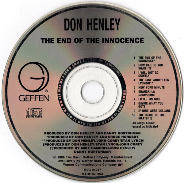 Don Henley - The End Of The Innocence (CD Tweedehands)