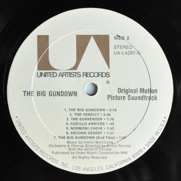 Ennio Morricone - The Big Gundown (Original Motion Picture Soundtrack) (LP Tweedehands)