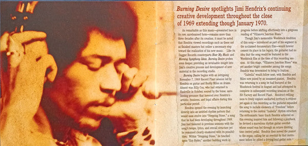 Jimi Hendrix - Burning Desire (CD Tweedehands)