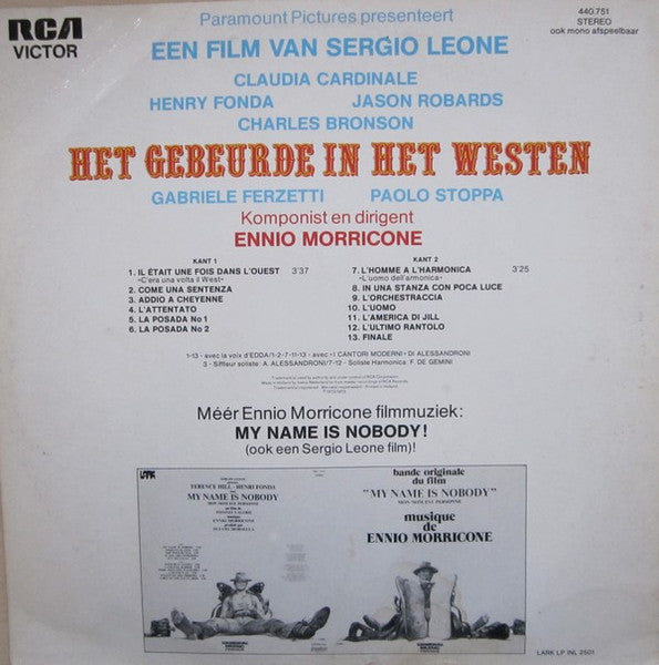 Ennio Morricone - Het Gebeurde In Het Westen (LP Tweedehands)