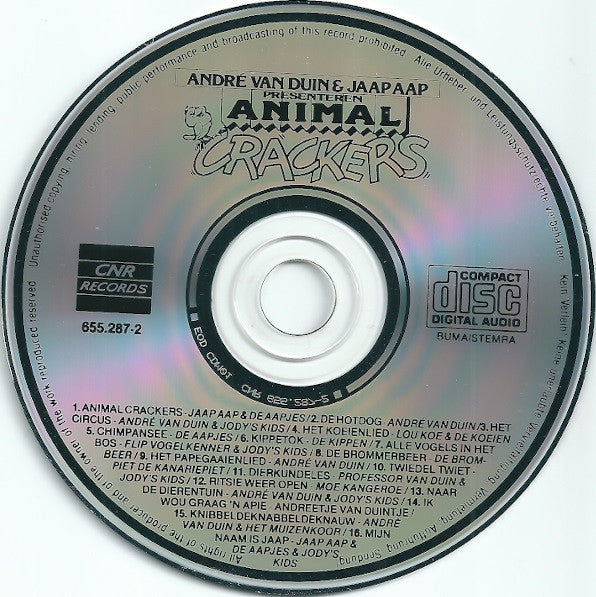 André van Duin & Jaap Aap - Presenteren Animal Crackers (CD)