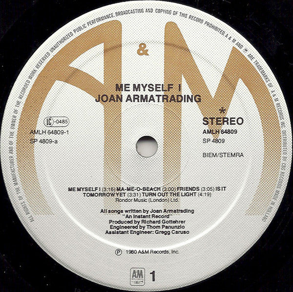 Joan Armatrading - Me Myself I (LP Tweedehands)