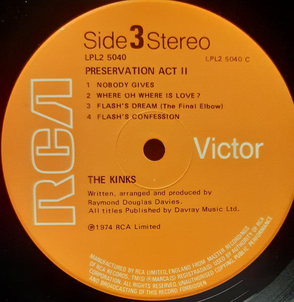 Kinks, The - Preservation Act 2 (LP Tweedehands)