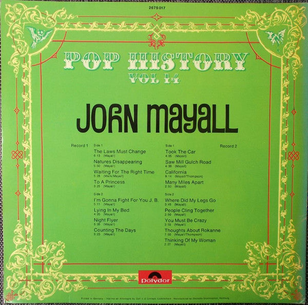 John Mayall - Pop History Vol. 14 (LP Tweedehands)