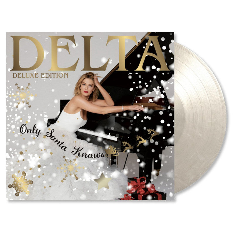 Delta Goodrem - Only santa knows deluxe edition -snowy white marbled vinyl- (LP) - Discords.nl