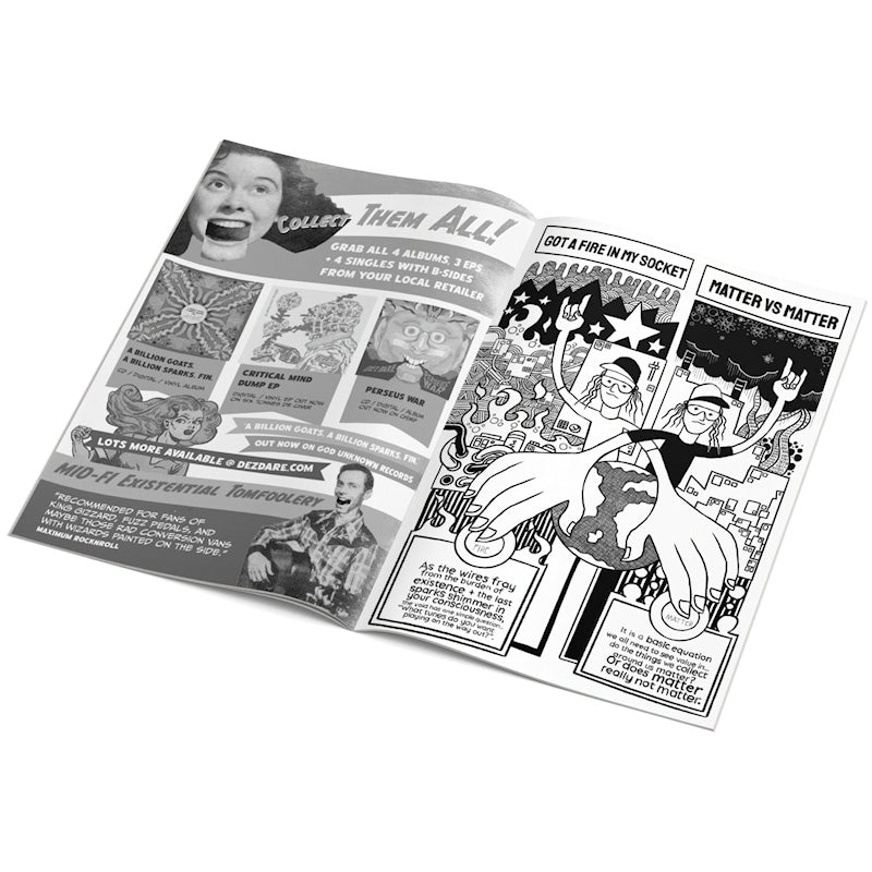 Dez Dare - A billion goats. a billion sparks. fin. (plus comic) (LP) - Discords.nl