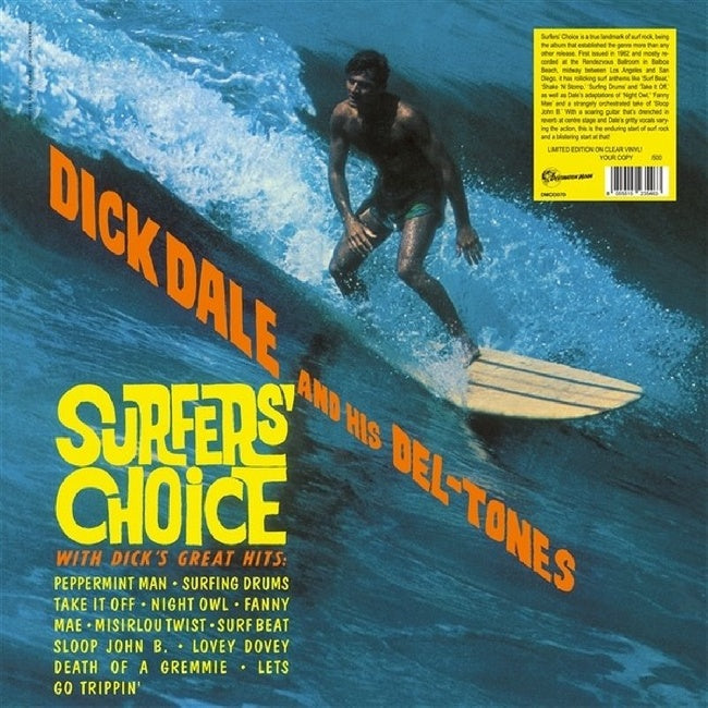 Dick Dale & Deltones - Surfer's choice (clear) (LP) - Discords.nl