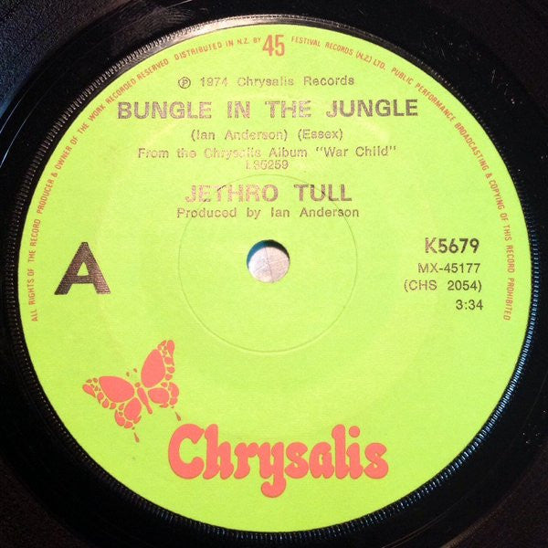 Jethro Tull - Bungle In The Jungle / Back-Door Angels (7-inch Tweedehands) - Discords.nl