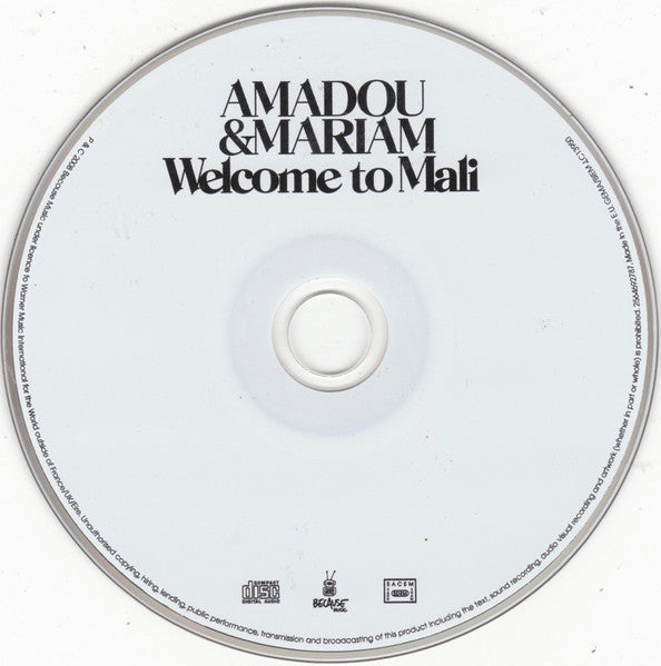 Amadou & Mariam - Welcome To Mali (CD Tweedehands)