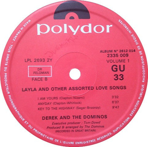 Derek & The Dominos - Layla And Other Assorted Love Songs (LP Tweedehands)