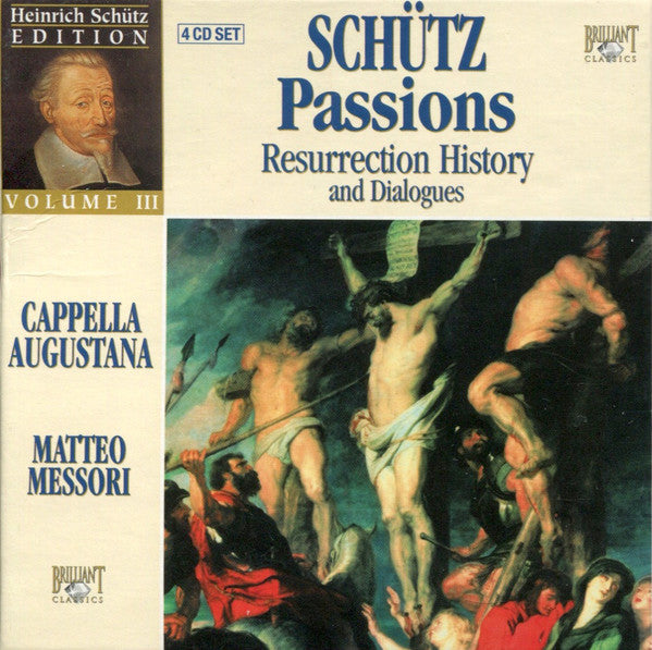 Heinrich Schütz, Cappella Augustana, Matteo Messori - Passions - Resurrection History And Dialogues (CD Tweedehands)