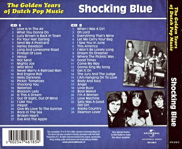 Shocking Blue - The Golden Years Of Dutch Pop Music (A&B Sides And More) (CD Tweedehands)