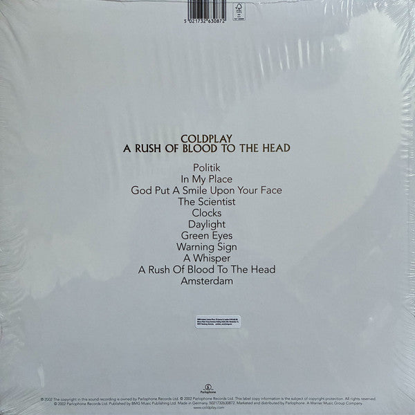 Coldplay - A Rush Of Blood To The Head (LP)