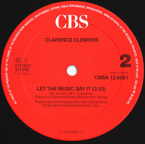 Clarence Clemons And Jackson Browne - You're A Friend Of Mine (LP Tweedehands)