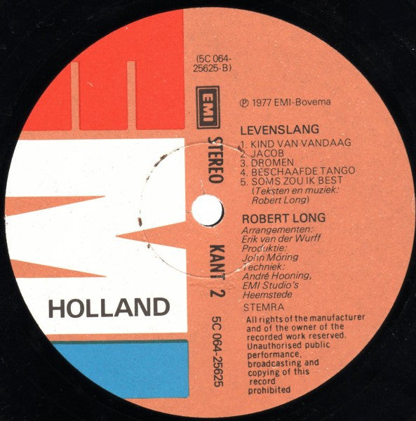 Robert Long - Levenslang (LP Tweedehands)