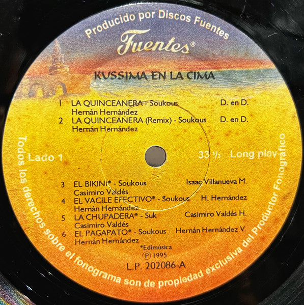 Kussima Con Hernán Hernández Y Casimiro Valdez - Kussima En La Cima - Terapia Criolla (LP Tweedehands)