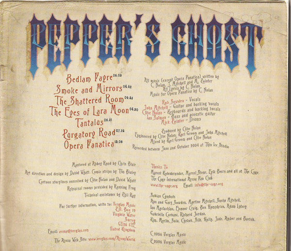 Arena - Pepper's Ghost (CD Tweedehands)